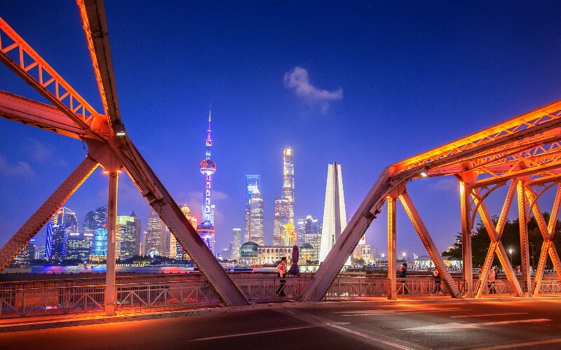  Shanghai Attractions Photo Map 