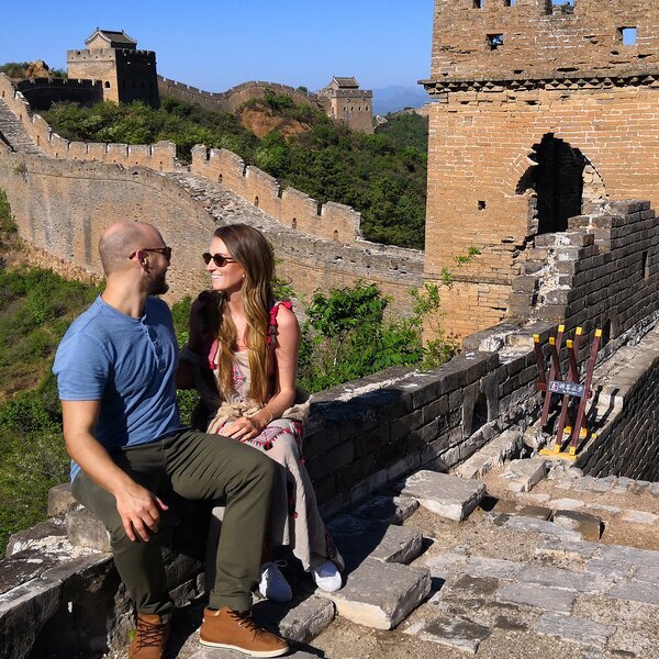 Tomar fotos en la Gran Muralla