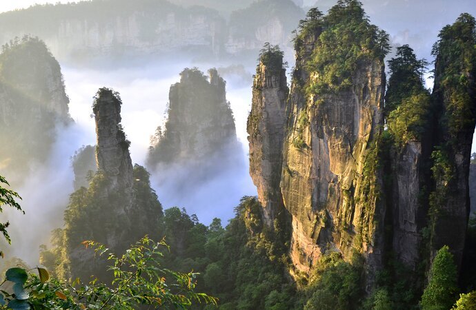 Zhangjiajie y sus impresionantes montañas de China