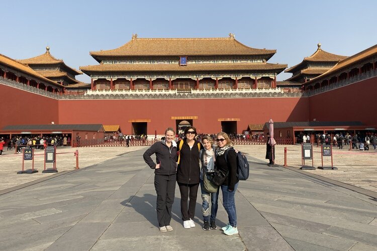 Our guests explored the Forbidden City