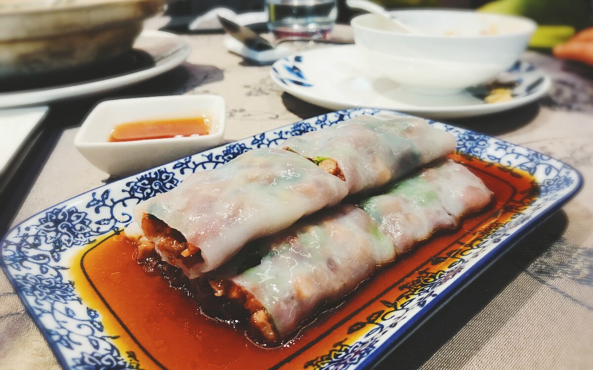 steamed vermicelli roll