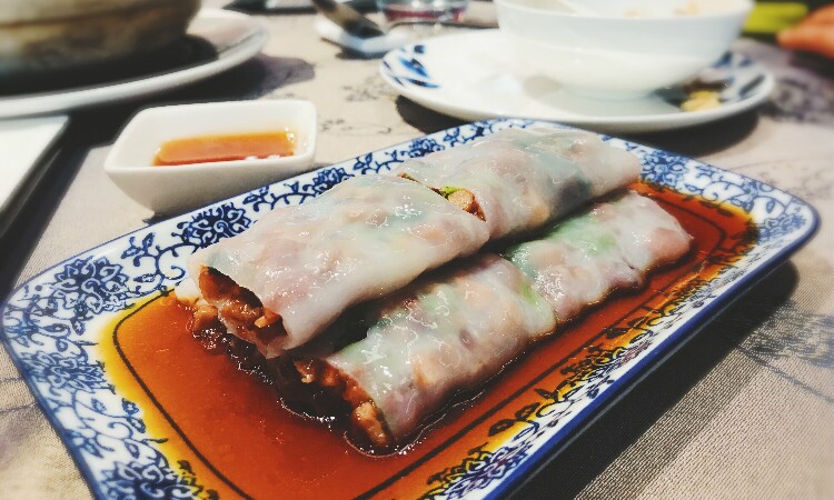 Steamed Rice Noodle Rolls, Guangzhou dim sum