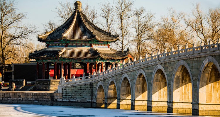 the bridge in summer palace