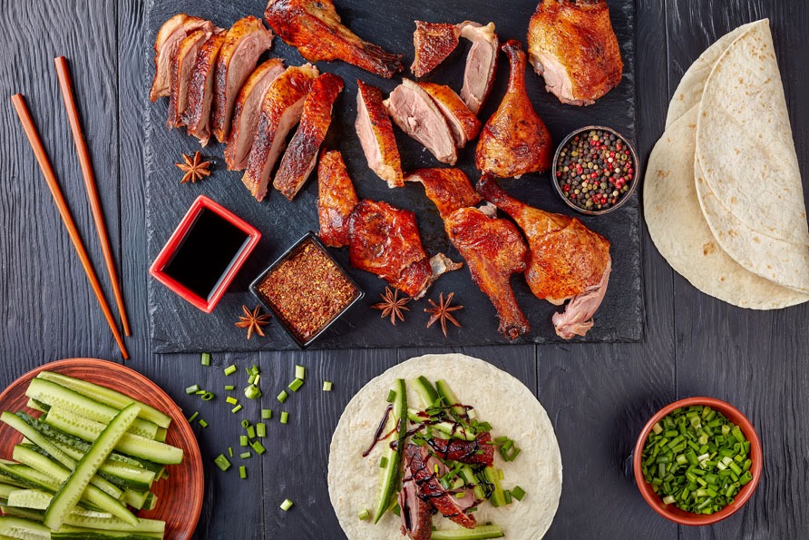 most popular chinese dishes:Peking Roasted Duck