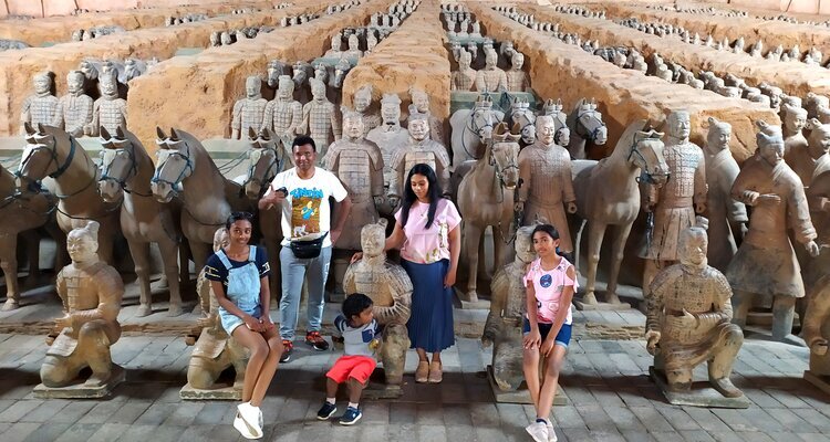 Our customers in the Terracotta Warriors