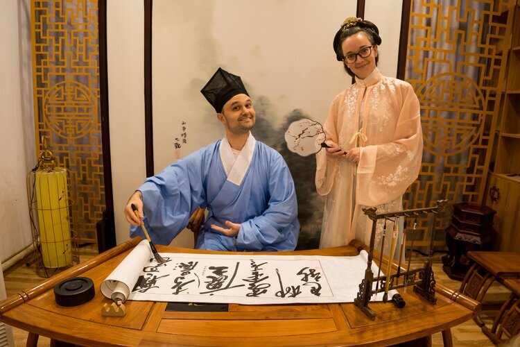 Опыт в ханьфу для семьи