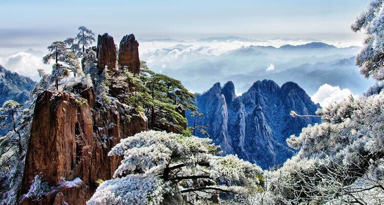 Huangshan im Januar