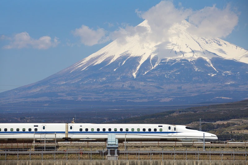 bullet train in japan, shinkansen