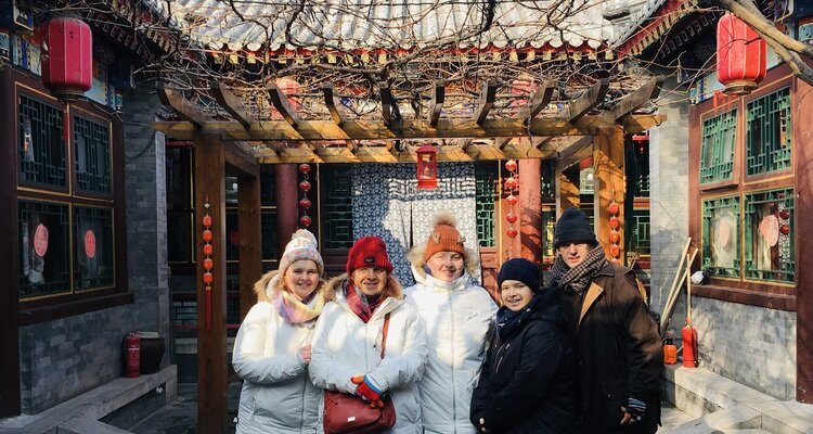 Nuestros viajeros visitaron una familia local en un hutong