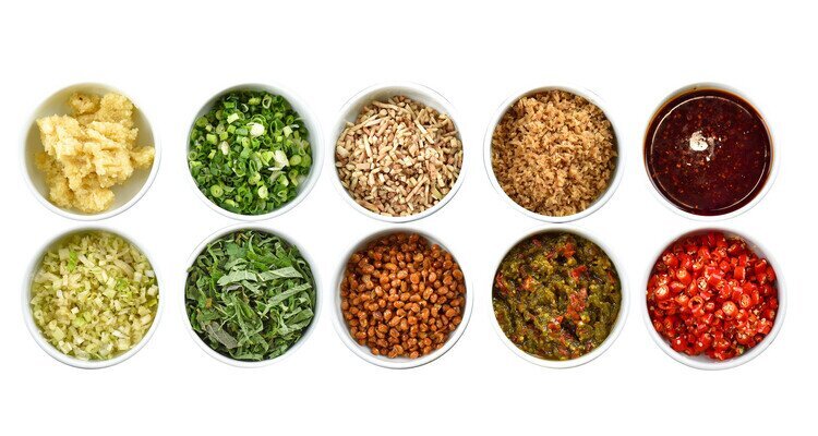 Ingredients for hot pot dipping sauce