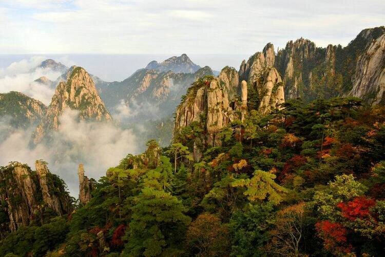Huangshan Berge