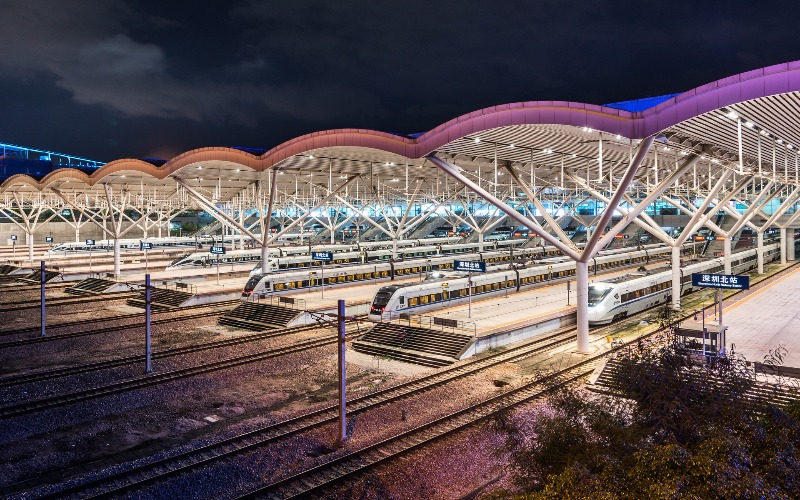 shenzhen north railway station for bullet trains