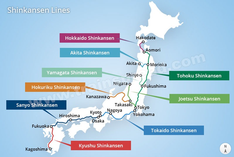 shinkansen map