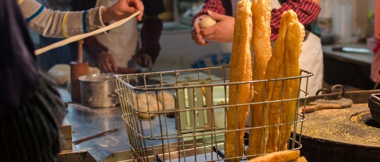 Puestos callejeros nocturnos