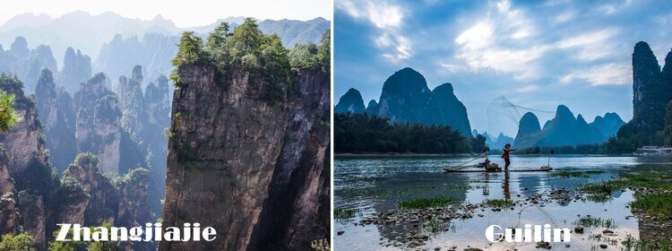 Zhangjiajie or Guilin