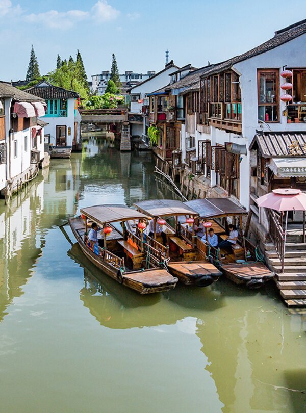 Zhujiajiao, pueblo acuático tradicional cerca de Shanghái