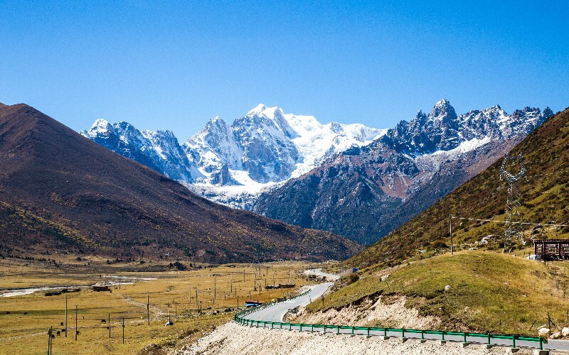 The Jiaozi Snow Mountain In Kunming Yunnan