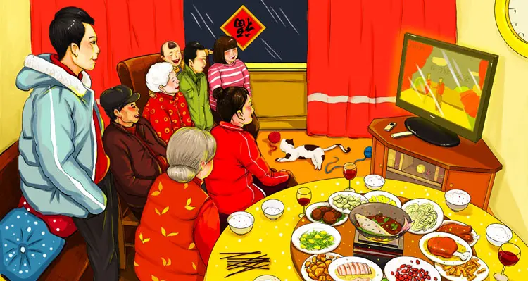 Watching CCTV's New Year Gala