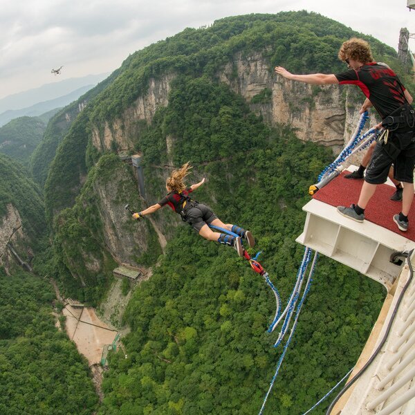 Bungee in Zhangjiajie