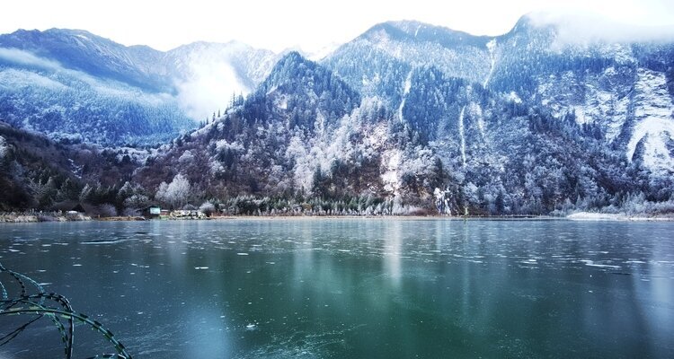 成都近郊のビーポンゴウ（毕棚沟）スキー場