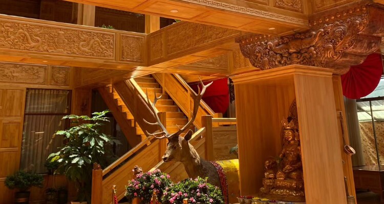 the decorations of Duomei Linka Hotel