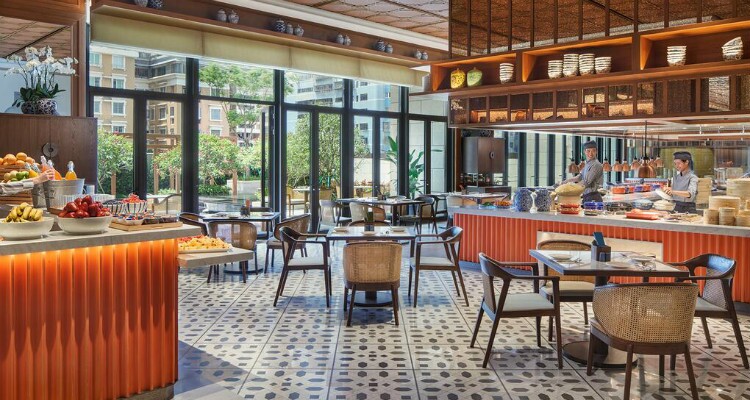 restaurant of the hotel