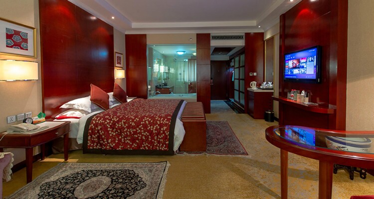 Dunhuang Hotel bedroom