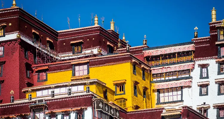 colorful Potala Palace