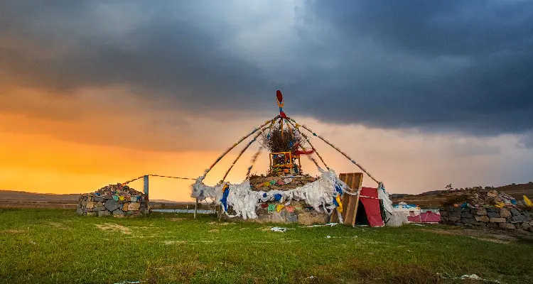 Aobao in Hulunbuir Grassland