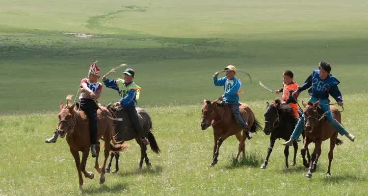 Horse Racing at Naadam Festival