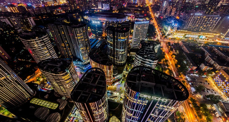 Sanlitun night view
