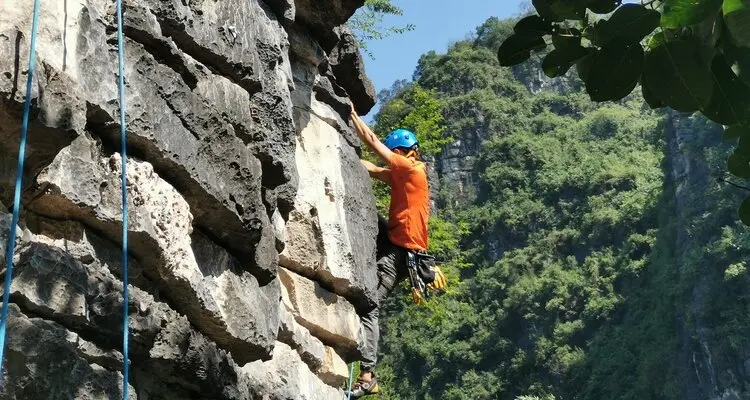 Rock Climbing in Yangshuo Guilin