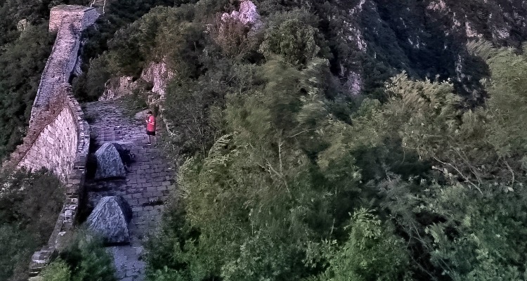 tents on the Great Wall