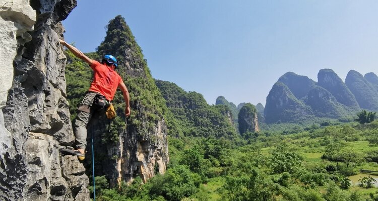 Rock Climbing in Yangshuo