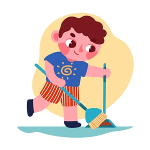 Don't sweep on chinese new year day