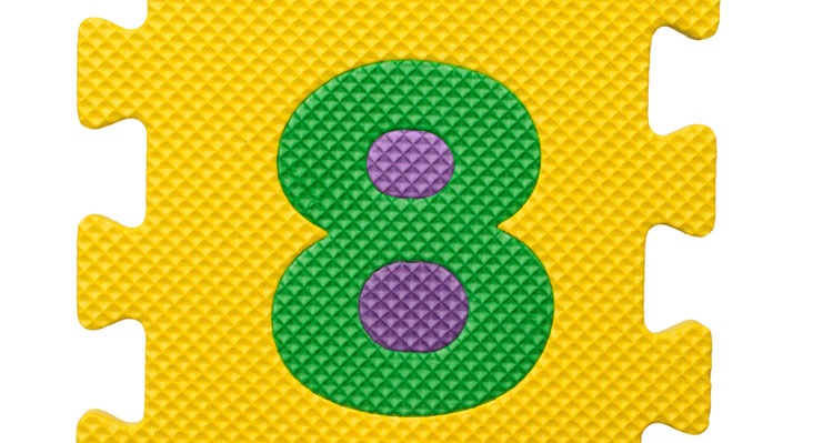 the number 8