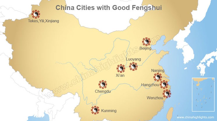China Cities with Good Fengshui