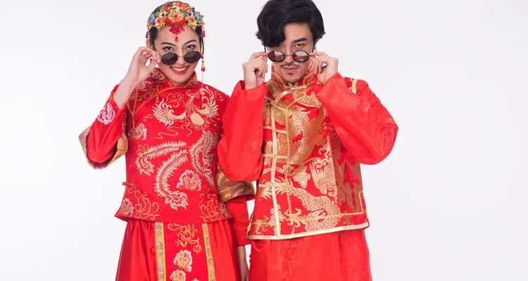 Tang suit for wedding