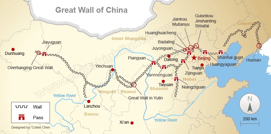 How Long Is the Great Wall of China? Half the Equator!