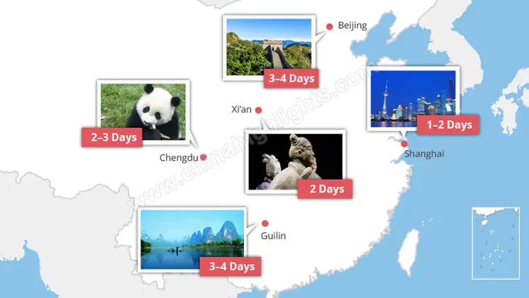 Ciudades recomendadas para el primer viaje a China