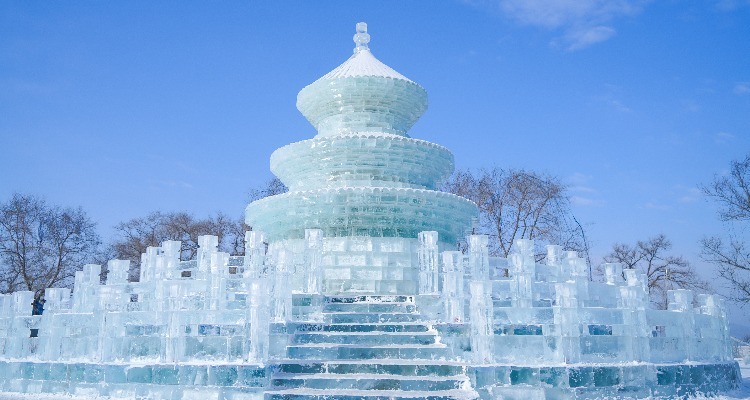 A White Christmas at the Harbin Ice Festival