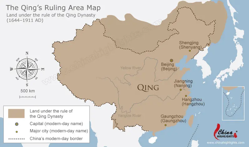 Map of Qing Dynasty