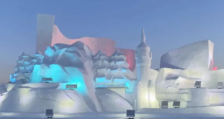 Snow Sculpture in Harbin