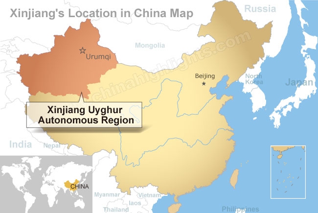 Xinjiang Map