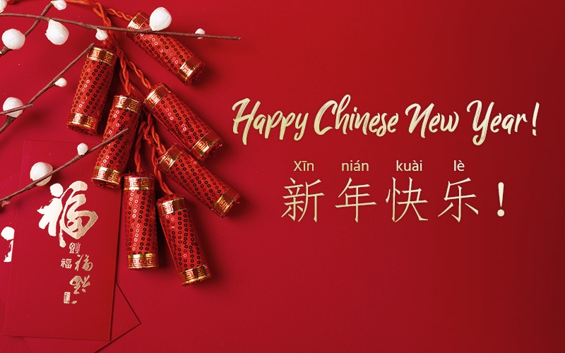 chinese new year greeting, Happy year of the Rabbit