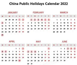 March 2022 Calendar With Holidays Usa Holidays In China In 2022, A Full List Is Here!