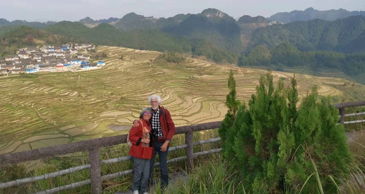 the bridge with a pavillion