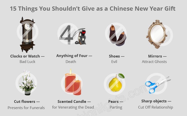 15 подарков, которые вы никогда не должны дарить на китайский Новый год