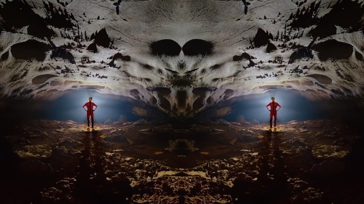 wild underground cave