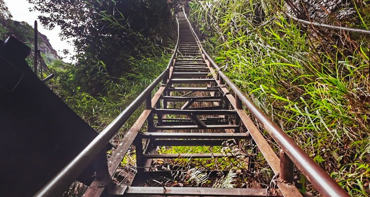 Sky Ladder in Tiger Leaping Gorge